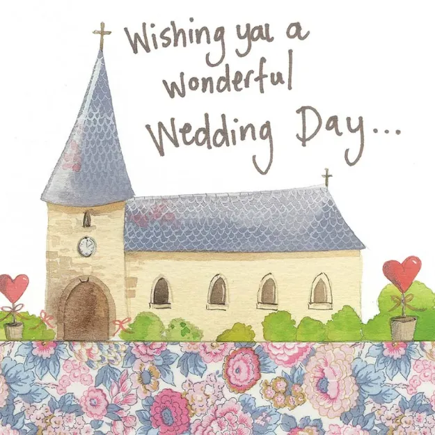 Bild von CHURCH WEDDING CARD