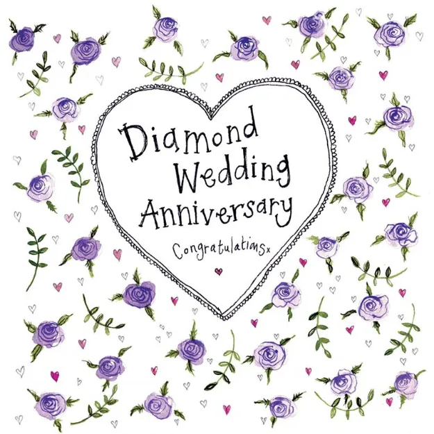 Bild von DIAMOND ANNIVERSARY CARD