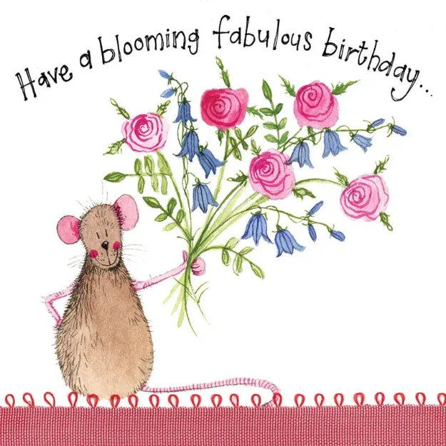Bild von BLOOMING FABULOUS BIRTHDAY CARD