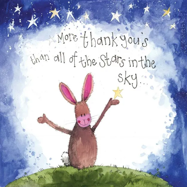 Bild von STARLIGHT THANK YOU FOIL CARD