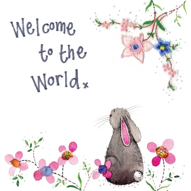 Bild von WELCOME TO THE WORLD SPARKLE CARD