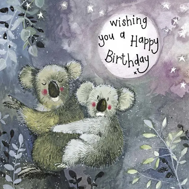 Bild von STARLIGHT KOALA BIRTHDAY FOIL CARD