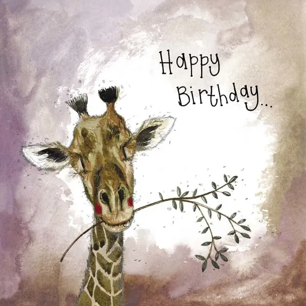 Bild von SUNSHINE GIRAFFE BIRTHDAY FOIL CARD