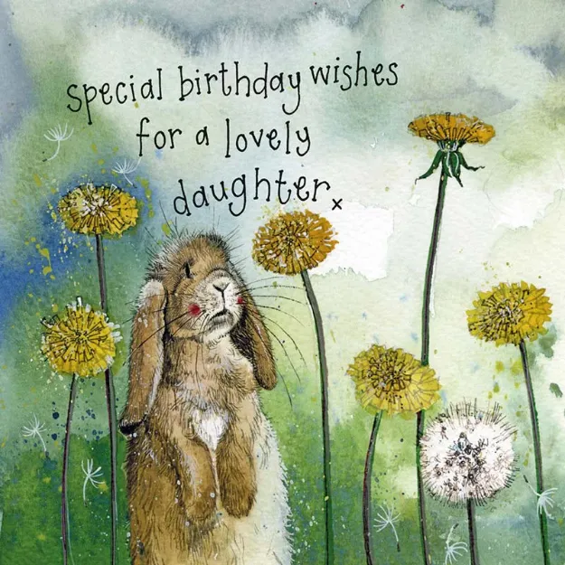 Bild von RABIT & DANDELIONS DAUGHTER CARD