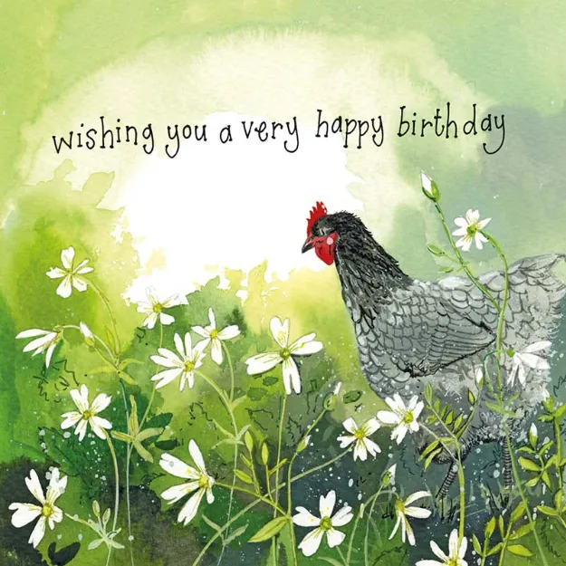 Bild von HEN & STITCHWORT BIRTHDAY CARD
