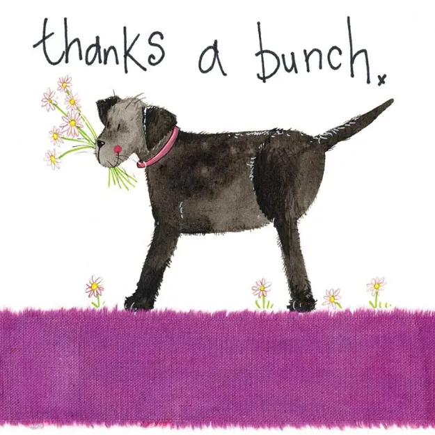 Bild von THANKS A BUNCH THANK YOU CARD