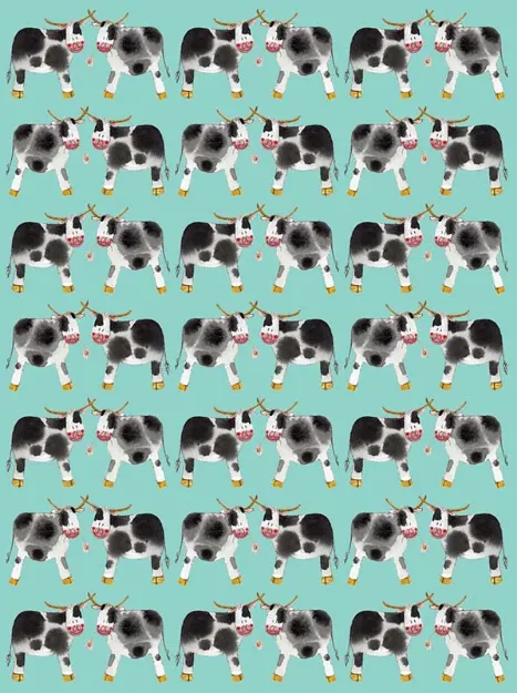 Bild von DAIRY COWS SMALL CHUNKY NOTEBOOK