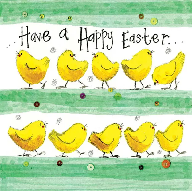 Bild von EASTER CHICKS CARD