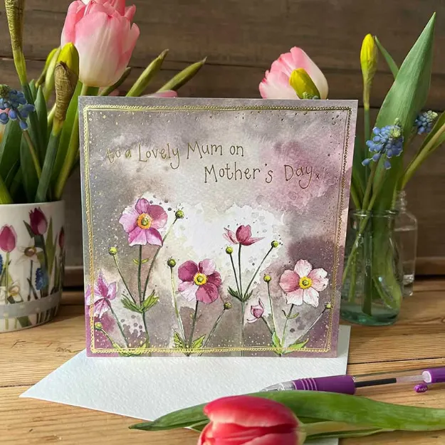 Bild von JAPANESE ANENOMES MOTHERS DAY CARD