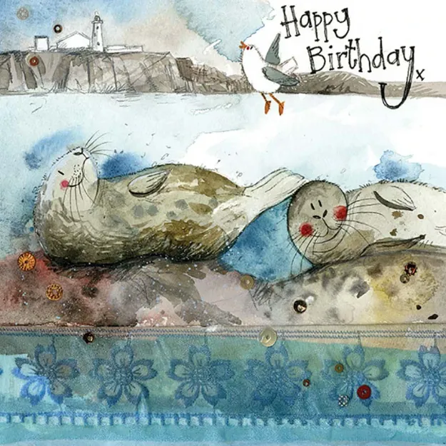 Bild von BATHING SEALS CARD