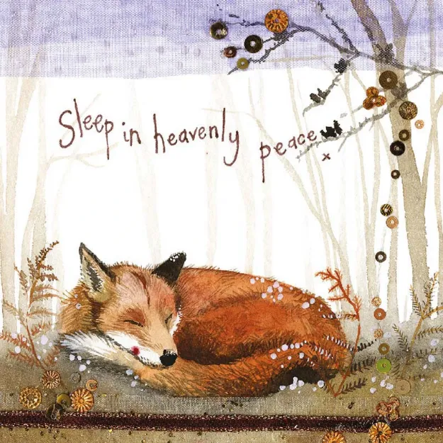 Bild von HEAVENLY PEACE FLITTERED SMALL XMAS CARD