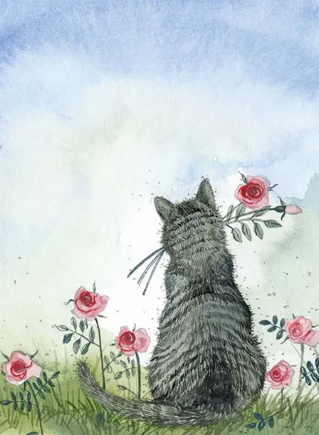 Bild von CAT AND ROSES