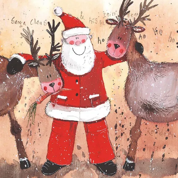 Bild von SANTA AND REINDEER