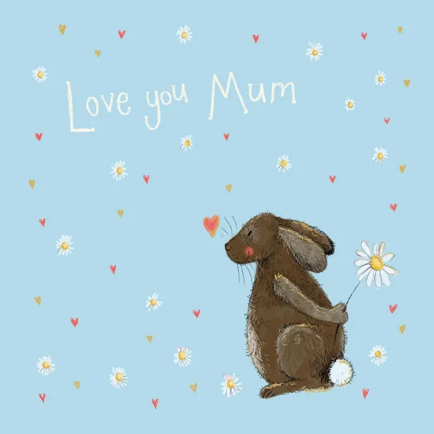 Bild von SPRS57 RABBIT LOVE YOU MOTHERS DAY CARD