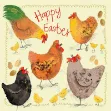 Bild von SPRS68 EASTER HENS EASTER CARD