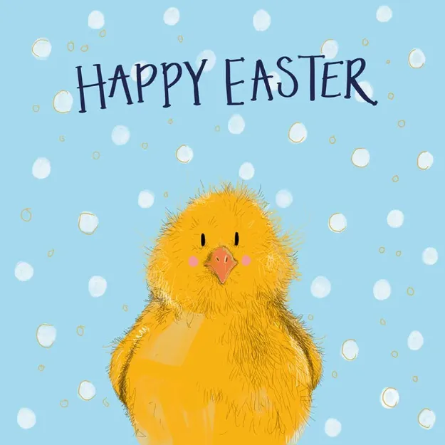 Bild von SPRS70 CHICK EASTER CARD