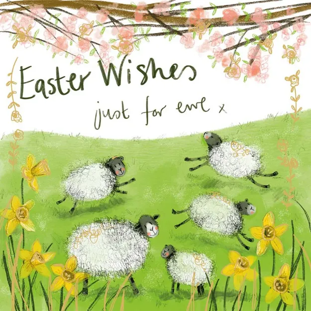 Bild von SPRS74 EASTER FLOCK EAST CARD
