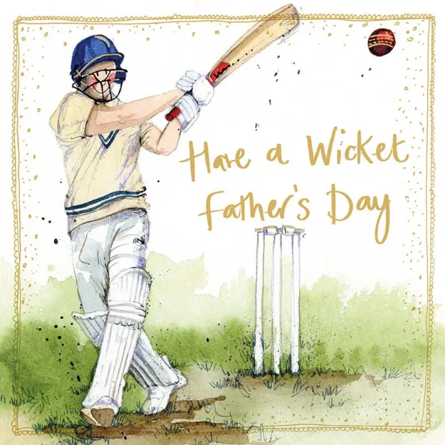 Bild von SPRS83 CRICKET FATHERS DAY CARD