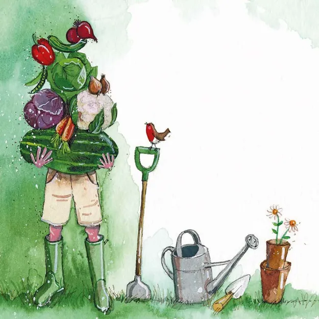 Bild von VEGETABLE GARDEN COASTER