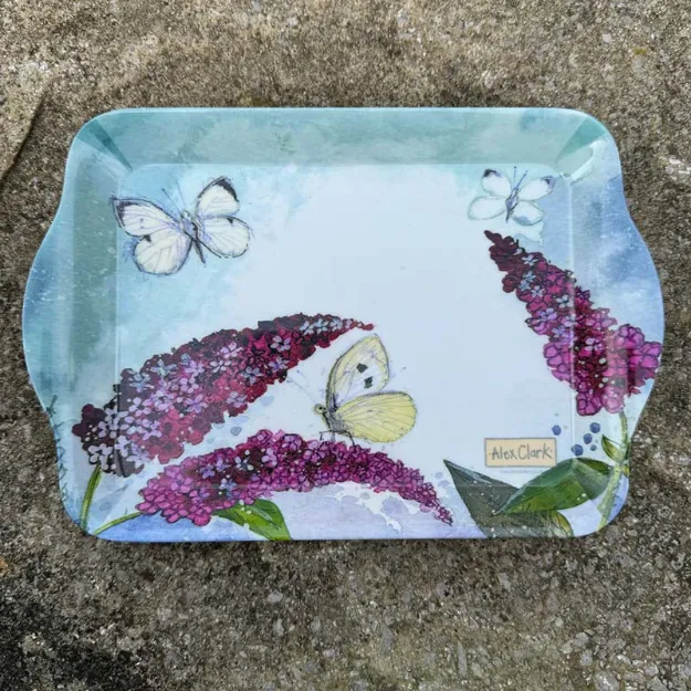 Bild von SMALL BUTTERFLIES AND BUDDLEIJA TRAY