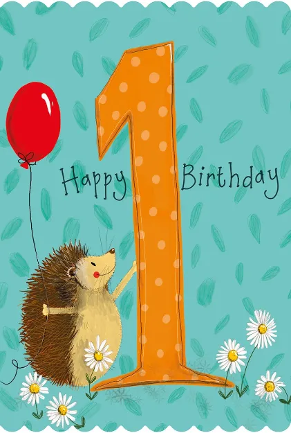 Bild von 1ST BIRTHDAY CARD