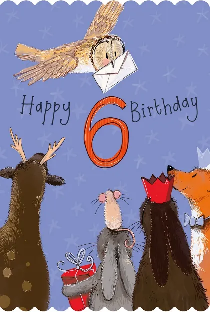 Bild von 6TH BIRTHDAY CARD