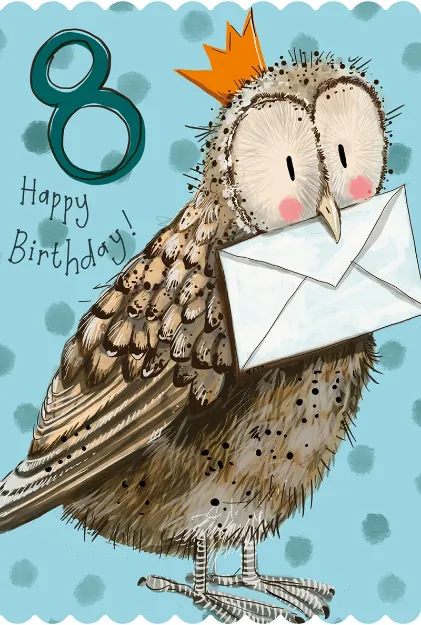 Bild von 8TH BIRTHDAY CARD
