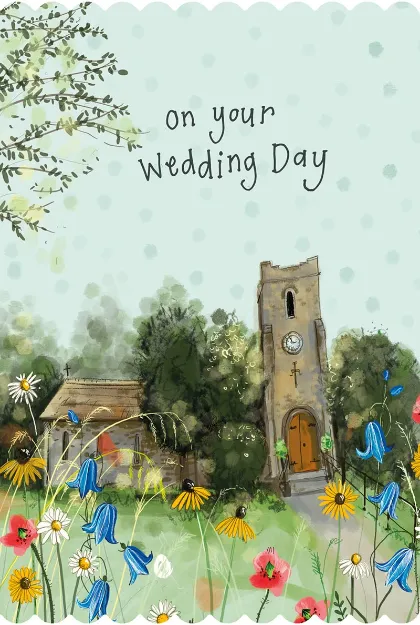 Bild von CHURCH WEDDING CARD