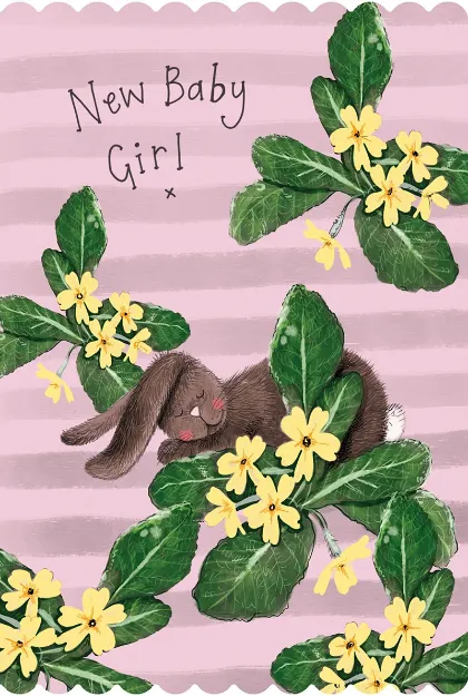 Bild von BABY GIRL CARD
