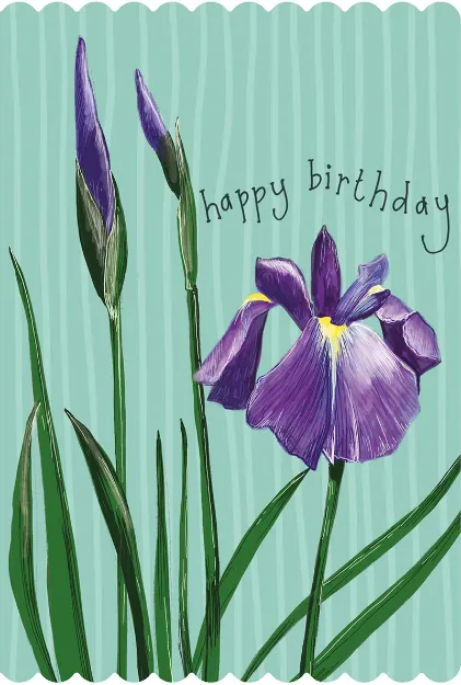 Bild von IRIS BIRTHDAY CARD
