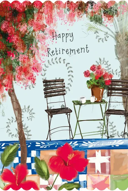 Bild von PATIO RETIREMENT CARD