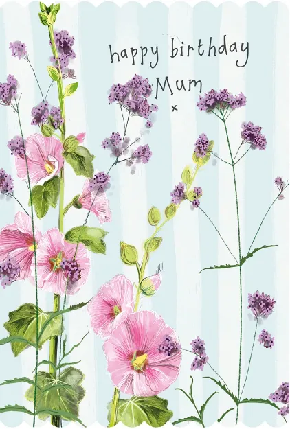 Bild von GARDEN FLOWERS BIRTHDAY MUM CARD