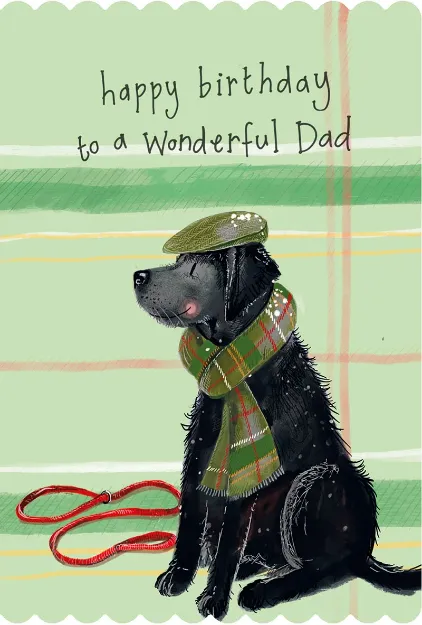 Bild von HAT AND SCARF BIRTHDAY DAD CARD