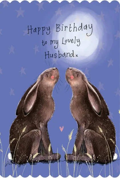 Bild von STARGAZERS BIRTHDAY HUSBAND CARD