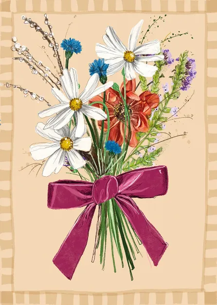 Bild von BOUQUET BLANK CARD