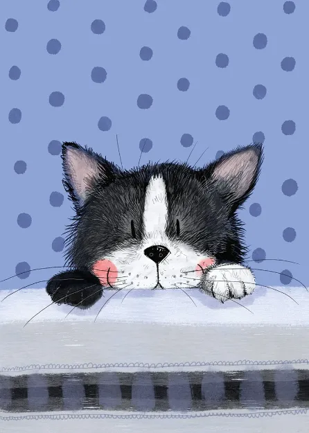 Bild von LITTLE FRISKY BLANK CARD