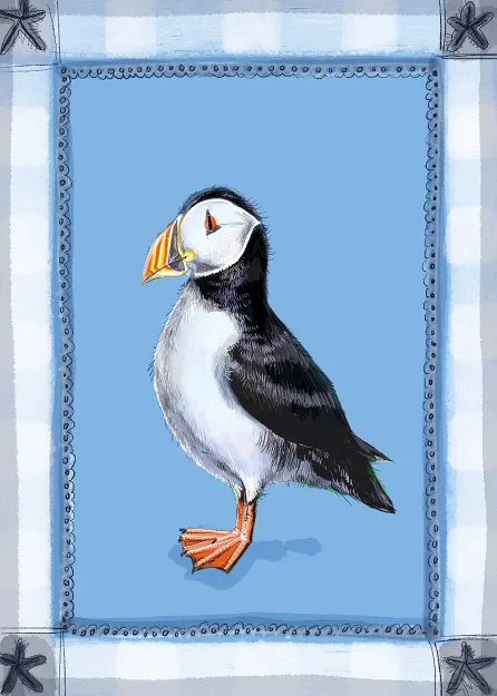 Bild von LITTLE PUFFIN BLANK CARD