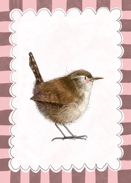 Bild von LITTLE WREN BLANK CARD