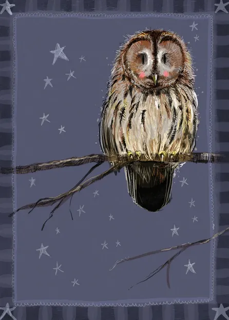 Bild von NIGHT OWL BLANK CARD