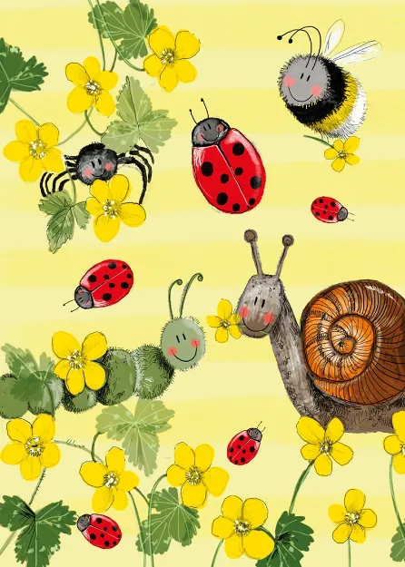 Bild von GARDEN FRIENDS BLANK CARD