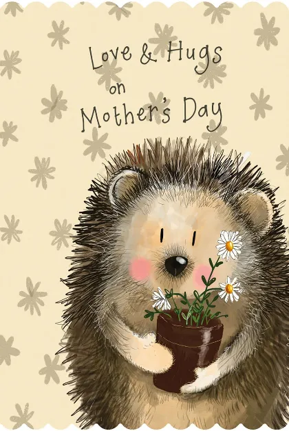 Bild von HEDGEHOG MOTHER'S DAY CARD
