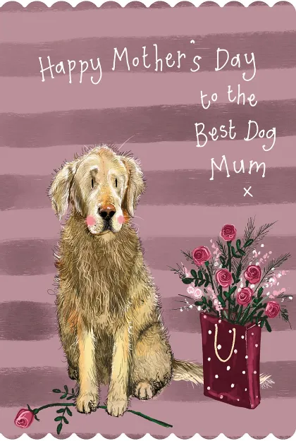Bild von GOLDEN RETRIEVER MOTHER'S DAY CARD