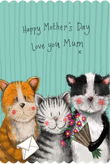 Bild von CATS MOTHER'S DAY CARD