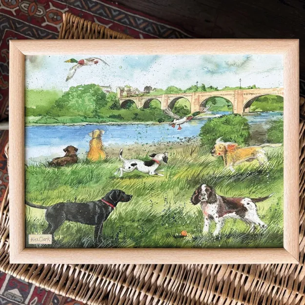 Bild von ALONG THE RIVER LAP TRAY