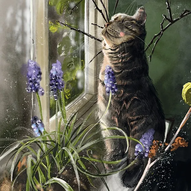 Bild von MUSCARI BLANK CARD