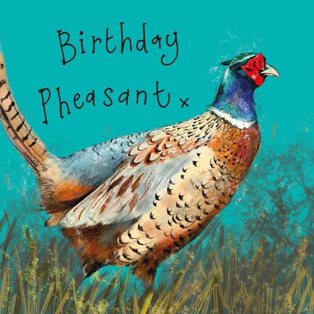 Bild von PHEASANT BIRTHDAY CARD