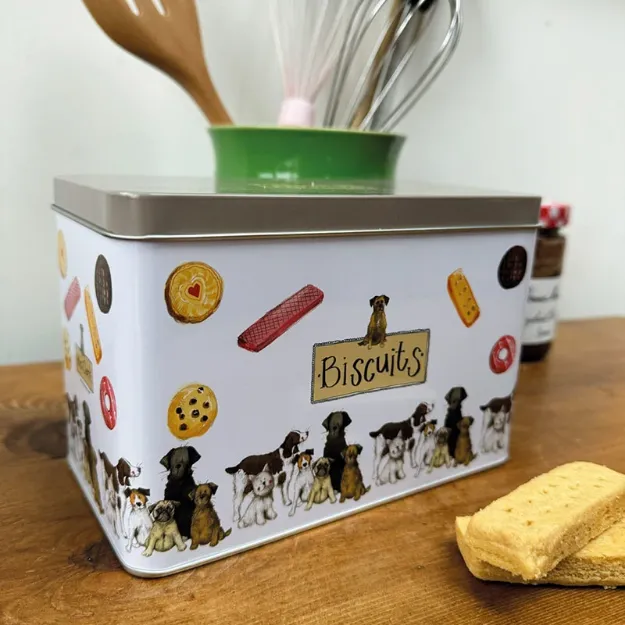 Bild von DELIGHTFUL DOGS BISCUIT TIN