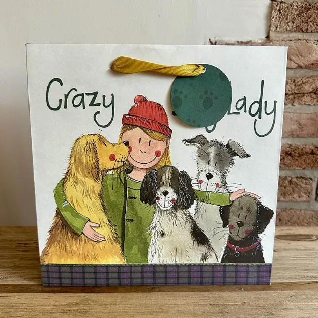 Bild von CRAZY DOG LADY GIFT BAG MEDIUM