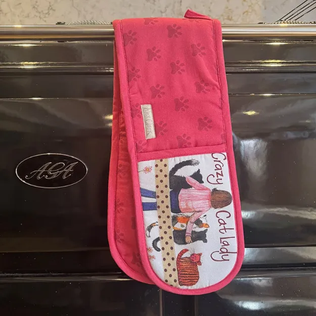 Bild von CRAZY CAT LADY OVEN GLOVE