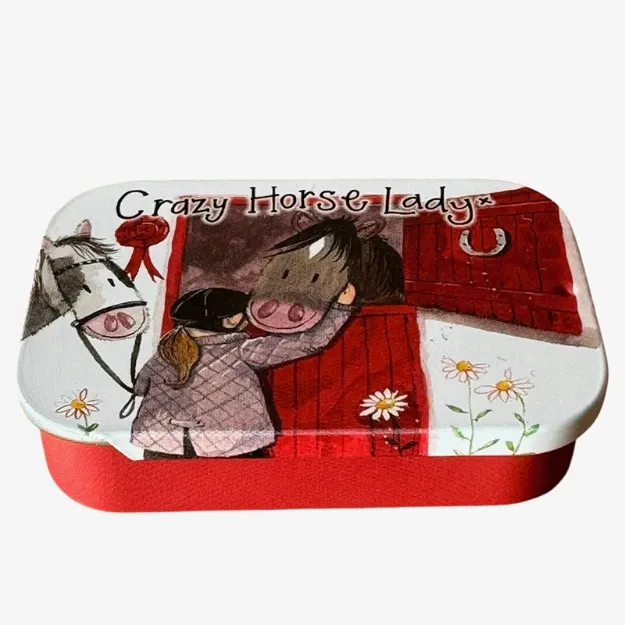 Bild von CRAZY HORSE LADY SLIDING LITTLE TIN